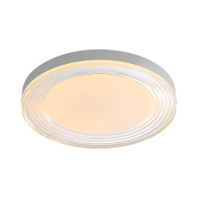 Golden Canada 9518-20 SNW-CLR - Wry Lighting Ondulada Integrated LED 20in Flush Mount in Sand White and Clear Glass